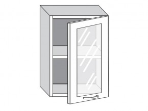 1.50.3 Шкаф настенный (h=720) на 500мм с 1-ой стекл. дверцей в Челябинске - chelyabinsk.magazinmebel.ru | фото