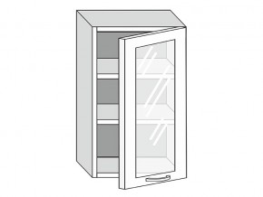 19.50.3 Шкаф настенный (h=913) на 500мм с 1-ой стекл. дверцей в Челябинске - chelyabinsk.magazinmebel.ru | фото