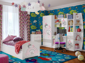 Детская комната Юниор-2 Принцесса 1 в Челябинске - chelyabinsk.magazinmebel.ru | фото