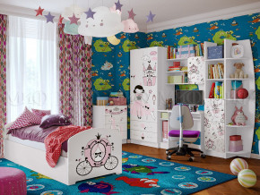 Детская комната Юниор-2 Принцесса в Челябинске - chelyabinsk.magazinmebel.ru | фото