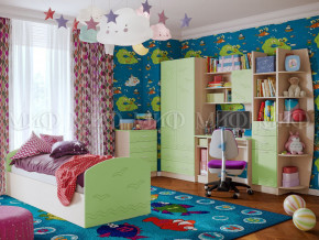Детская комната Юниор-2 Салатовый в Челябинске - chelyabinsk.magazinmebel.ru | фото