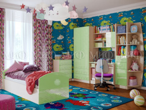 Детская комната Юниор-2 Салатовый металлик в Челябинске - chelyabinsk.magazinmebel.ru | фото