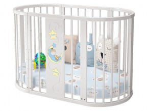 Детская кроватка белая Эстель в Челябинске - chelyabinsk.magazinmebel.ru | фото