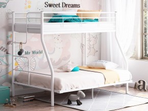 Двухъярусная кровать Гранада-3 140 белый в Челябинске - chelyabinsk.magazinmebel.ru | фото