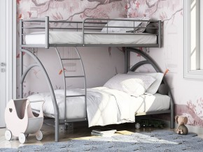 Двухъярусная кровать Виньола 2 Серая в Челябинске - chelyabinsk.magazinmebel.ru | фото - изображение 1