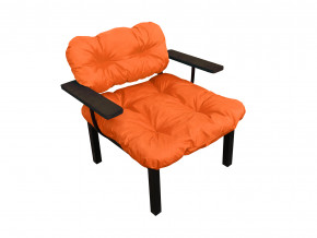 Кресло Дачное оранжевая подушка в Челябинске - chelyabinsk.magazinmebel.ru | фото - изображение 1