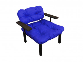 Кресло Дачное синяя подушка в Челябинске - chelyabinsk.magazinmebel.ru | фото