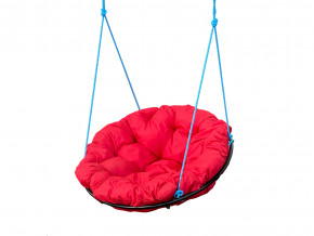 Кресло Папасан подвесное красная подушка в Челябинске - chelyabinsk.magazinmebel.ru | фото - изображение 1