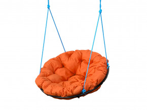 Кресло Папасан подвесное оранжевая подушка в Челябинске - chelyabinsk.magazinmebel.ru | фото - изображение 1