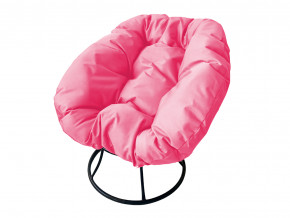 Кресло Пончик без ротанга розовая подушка в Челябинске - chelyabinsk.magazinmebel.ru | фото - изображение 1