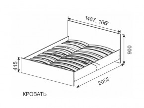 Кровать 1600х2000 ортопедическое основание в Челябинске - chelyabinsk.magazinmebel.ru | фото