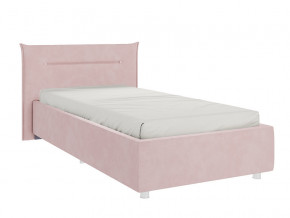 Кровать Альба 900 велюр нежно-розовый в Челябинске - chelyabinsk.magazinmebel.ru | фото