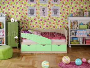 Кровать Бабочки 1600 Салатовый в Челябинске - chelyabinsk.magazinmebel.ru | фото