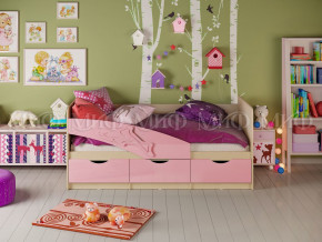 Кровать Дельфин 1600 Розовый металлик в Челябинске - chelyabinsk.magazinmebel.ru | фото - изображение 1