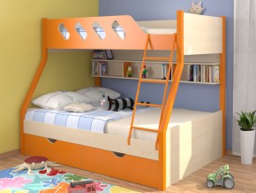 Кровать Дельта 20.02 оранжевая в Челябинске - chelyabinsk.magazinmebel.ru | фото - изображение 1