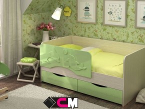 Кровать детская Алиса КР 812 зеленая 1600 в Челябинске - chelyabinsk.magazinmebel.ru | фото - изображение 1