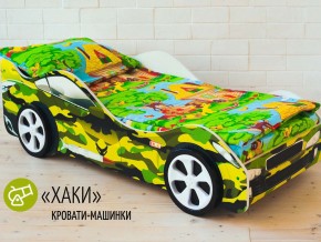 Кровать детская машина Хаки в Челябинске - chelyabinsk.magazinmebel.ru | фото - изображение 2
