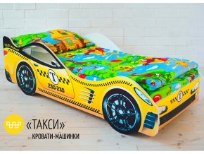 Кровать детская машина Такси в Челябинске - chelyabinsk.magazinmebel.ru | фото