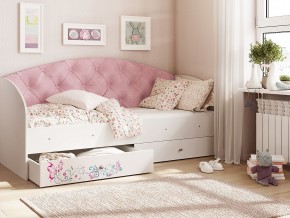 Кровать Эльза Белый-розовый в Челябинске - chelyabinsk.magazinmebel.ru | фото