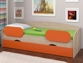 Кровать Соня 2 сонома-оранжевый в Челябинске - chelyabinsk.magazinmebel.ru | фото - изображение 2