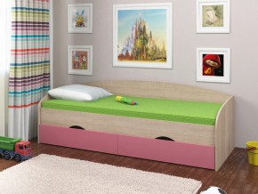 Кровать Соня 2 сонома-розовый в Челябинске - chelyabinsk.magazinmebel.ru | фото