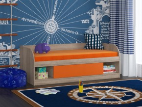 Кровать Соня 4 сонома-оранжевый в Челябинске - chelyabinsk.magazinmebel.ru | фото