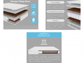 Матрас Sleep Nova шириной 1600 мм в Челябинске - chelyabinsk.magazinmebel.ru | фото - изображение 2