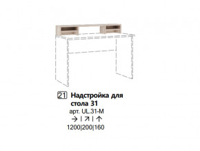Надстройка для стола 31 (Полка) в Челябинске - chelyabinsk.magazinmebel.ru | фото