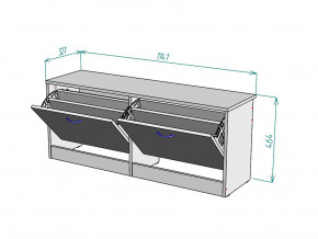 Обувница W55 в Челябинске - chelyabinsk.magazinmebel.ru | фото - изображение 3