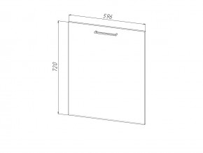 П 60 Комплект для посудомоечной машины 600 мм (цоколь + фасад) ЛДСП в Челябинске - chelyabinsk.magazinmebel.ru | фото